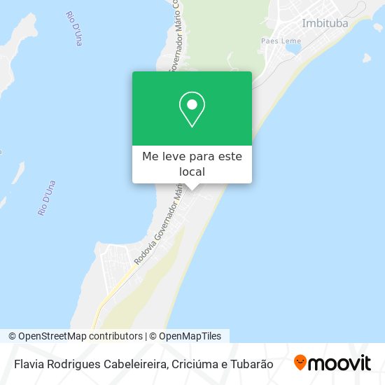 Flavia Rodrigues Cabeleireira mapa