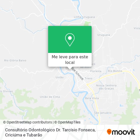 Consultório Odontológico Dr. Tarcísio Fonseca mapa