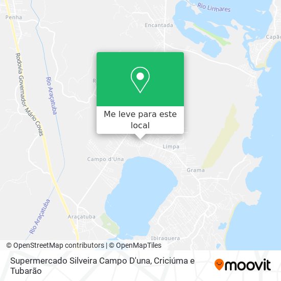 Supermercado Silveira Campo D'una mapa
