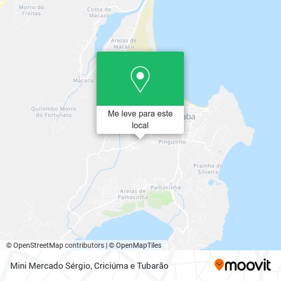 Mini Mercado Sérgio mapa
