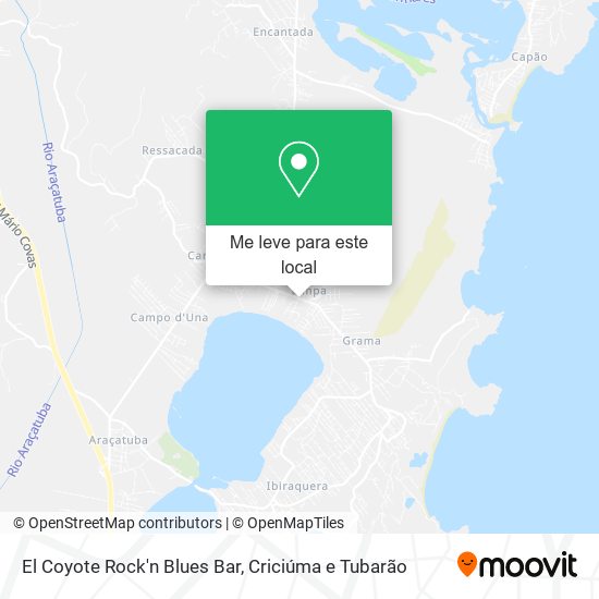 El Coyote Rock'n Blues Bar mapa