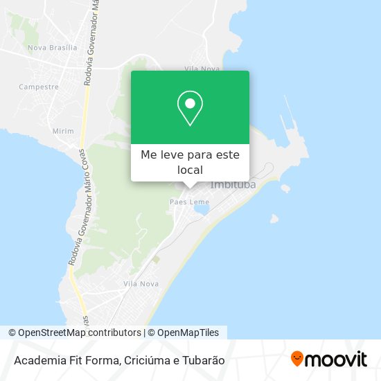 Academia Fit Forma mapa