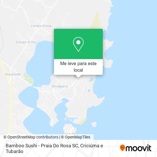 Bamboo Sushi - Praia Do Rosa SC mapa