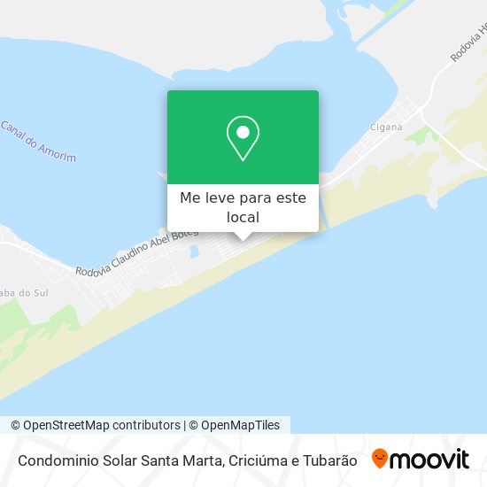 Condominio Solar Santa Marta mapa