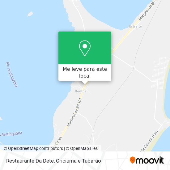 Restaurante Da Dete mapa