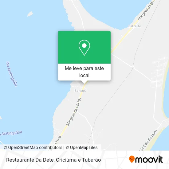 Restaurante Da Dete mapa