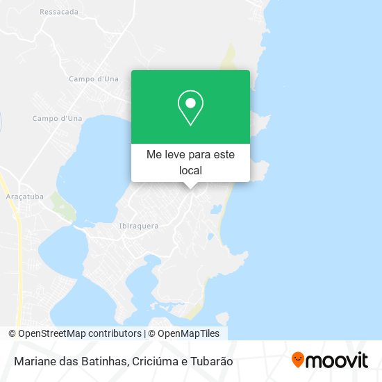Mariane das Batinhas mapa