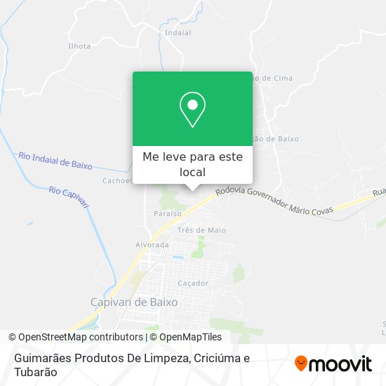 Guimarães Produtos De Limpeza mapa