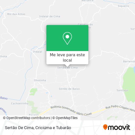 Sertão De Cima mapa