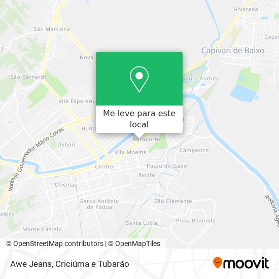 Awe Jeans mapa