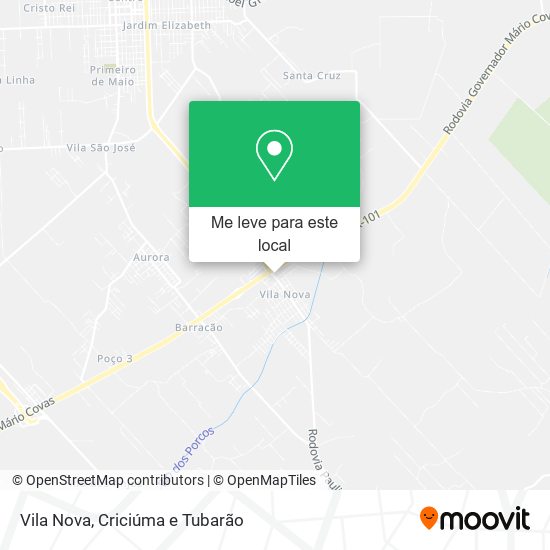 Vila Nova mapa