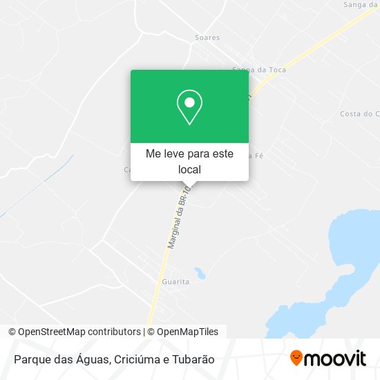 Parque das Águas mapa