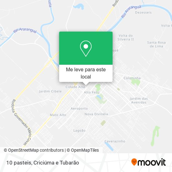 10 pasteis mapa