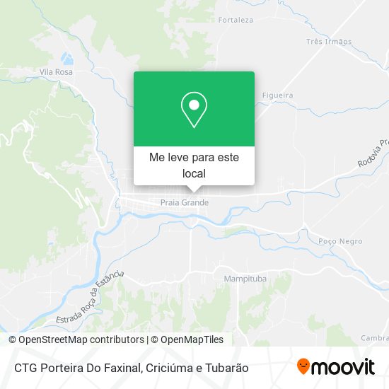 CTG Porteira Do Faxinal mapa