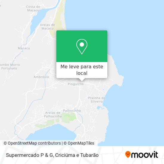 Supermercado P & G mapa