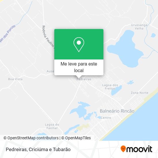 Pedreiras mapa
