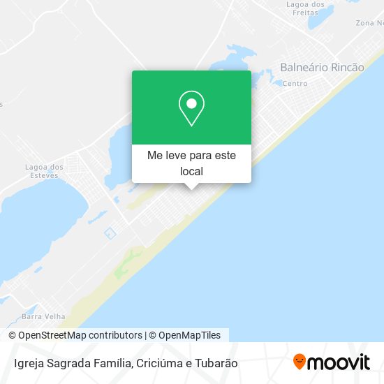 Igreja Sagrada Família mapa