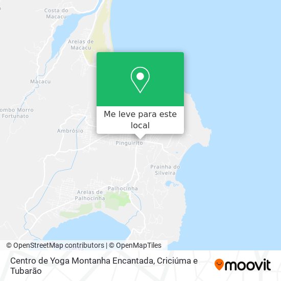 Centro de Yoga Montanha Encantada mapa