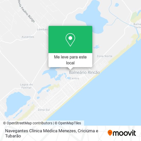 Navegantes Clínica Médica Menezes mapa