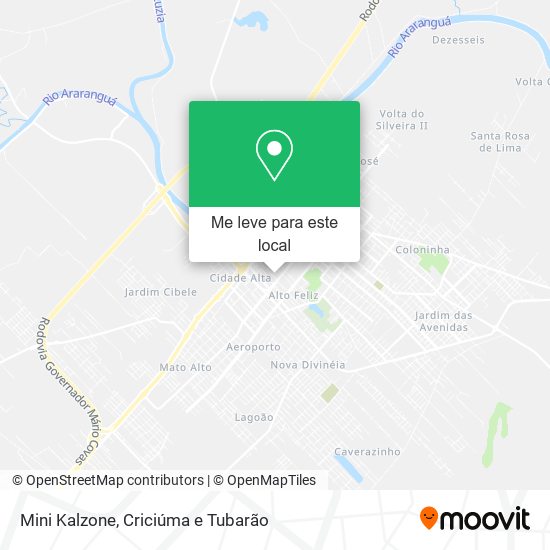 Mini Kalzone mapa