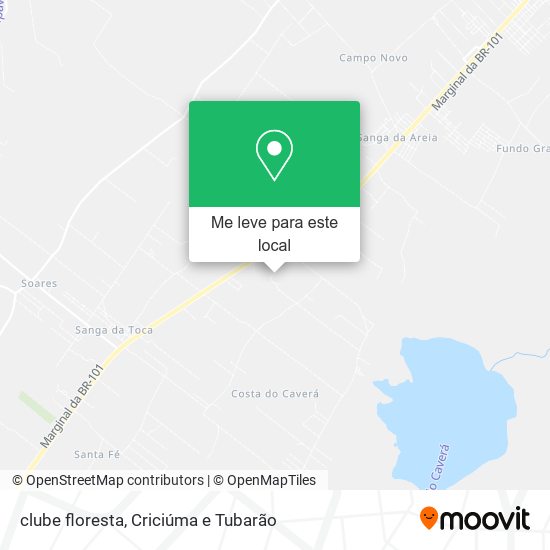 clube floresta mapa