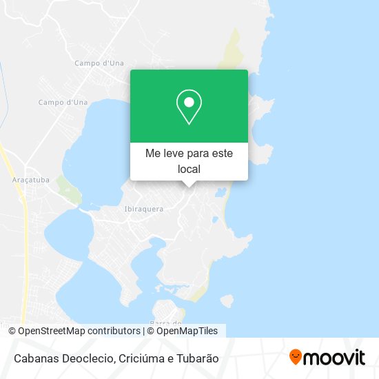 Cabanas Deoclecio mapa