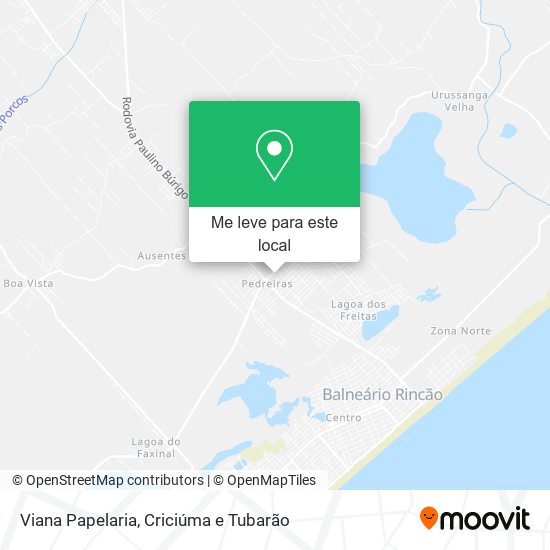 Viana Papelaria mapa