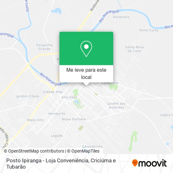Posto Ipiranga - Loja Conveniência mapa