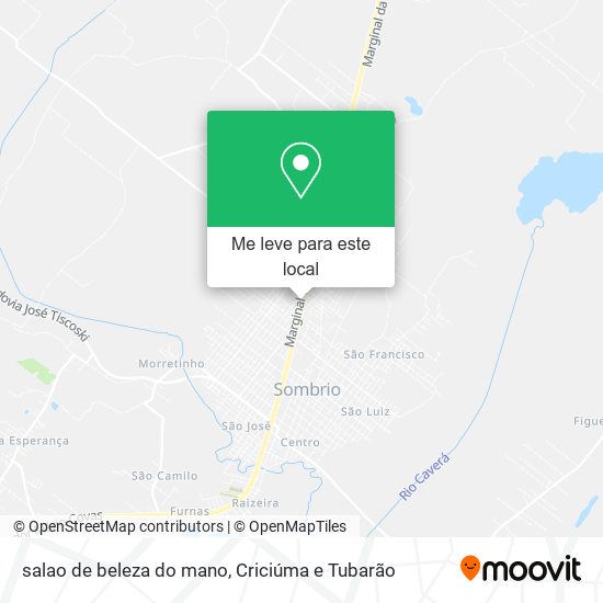 salao de beleza do mano mapa