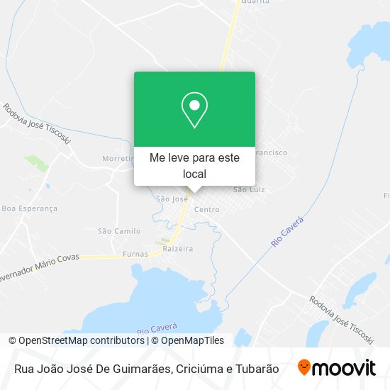 Rua João José De Guimarães mapa