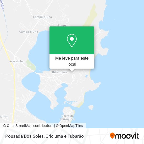Pousada Dos Soles mapa