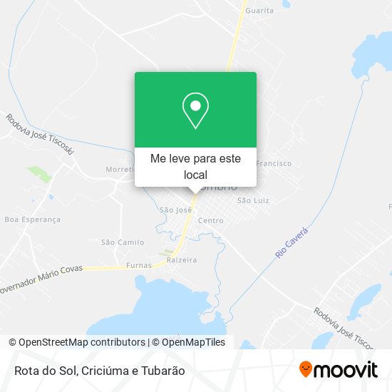 Rota do Sol mapa