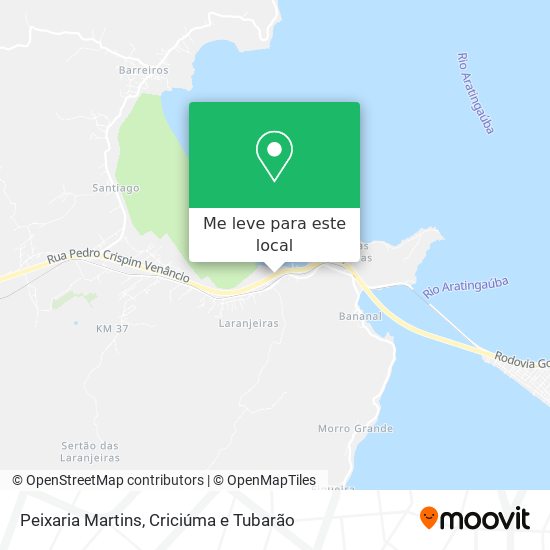 Peixaria Martins mapa