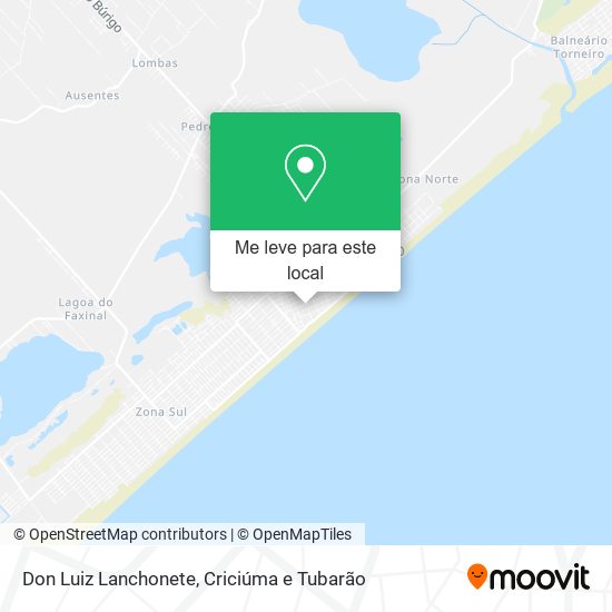 Don Luiz Lanchonete mapa