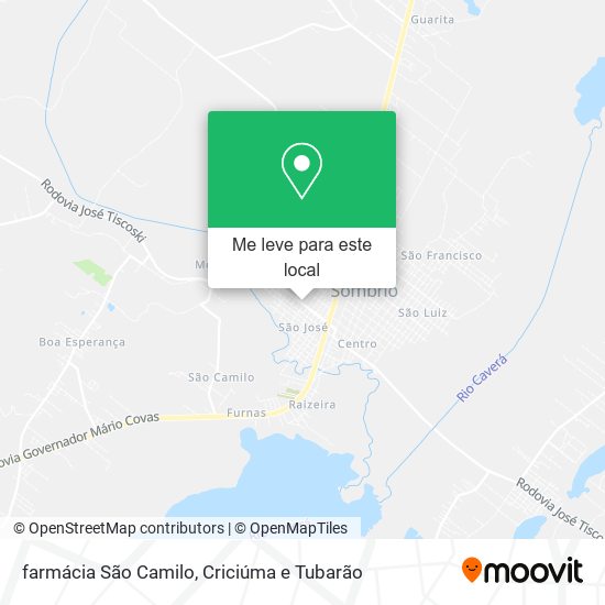 farmácia São Camilo mapa