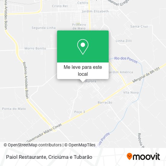 Paiol Restaurante mapa
