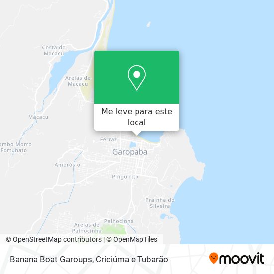 Banana Boat Garoups mapa