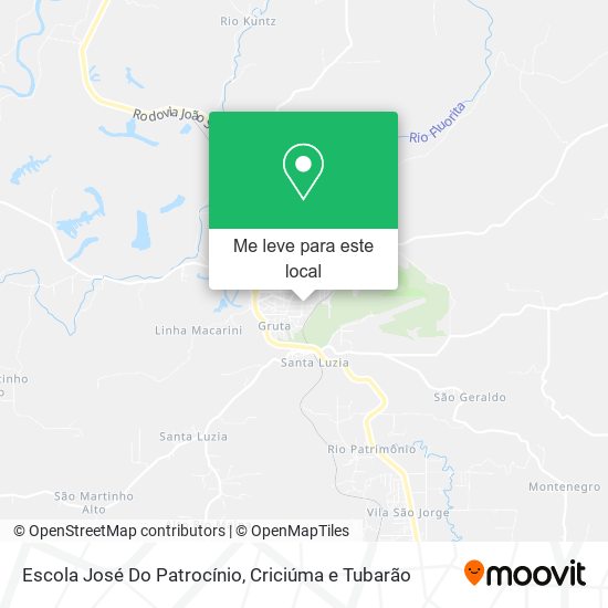 Escola José Do Patrocínio mapa