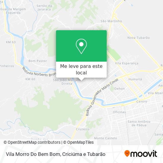 Vila Morro Do Bem Bom mapa