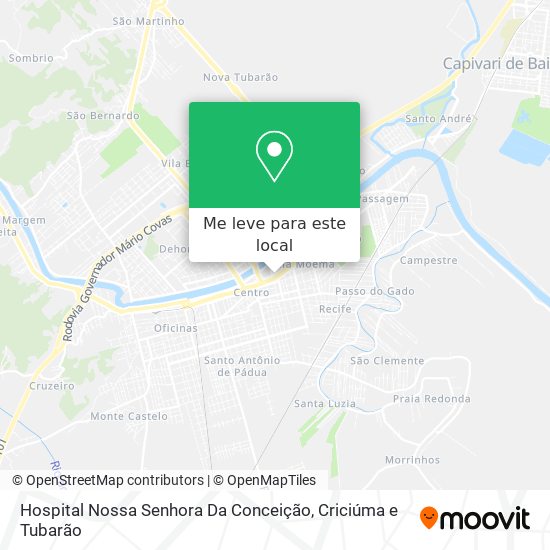 Hospital Nossa Senhora Da Conceição mapa