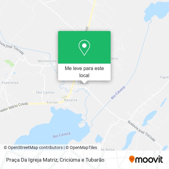Praça Da Igreja Matriz mapa