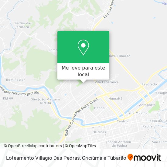 Loteamento Villagio Das Pedras mapa
