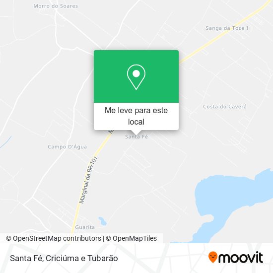Santa Fé mapa