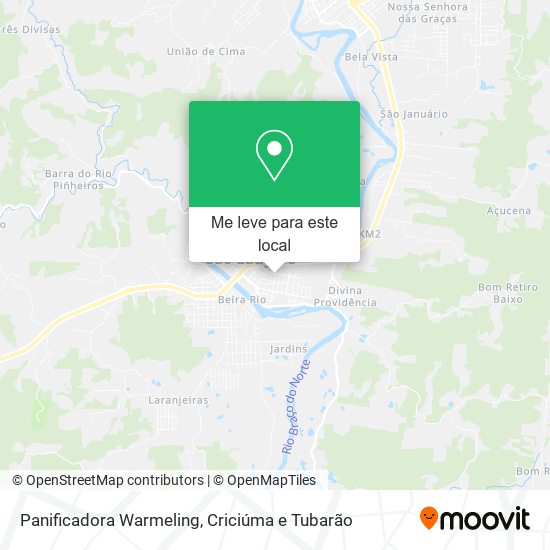 Panificadora Warmeling mapa