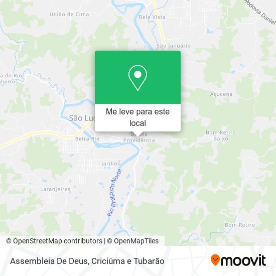 Assembleia De Deus mapa