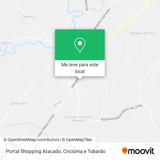 Portal Shopping Atacado mapa