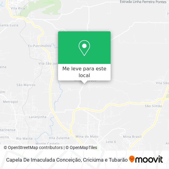 Capela De Imaculada Conceição mapa
