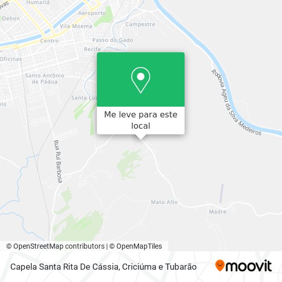 Capela Santa Rita De Cássia mapa