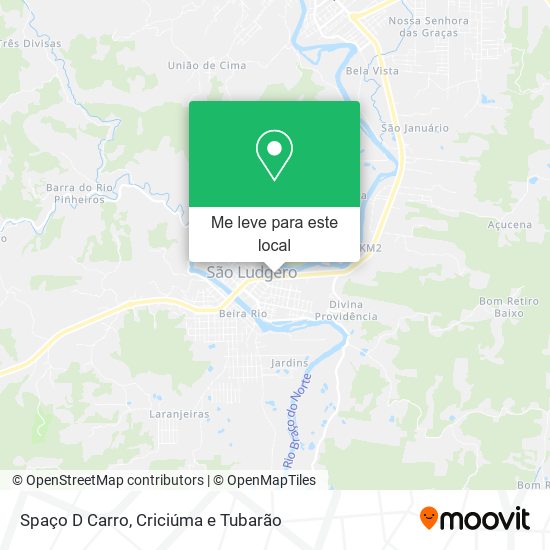 Spaço D Carro mapa