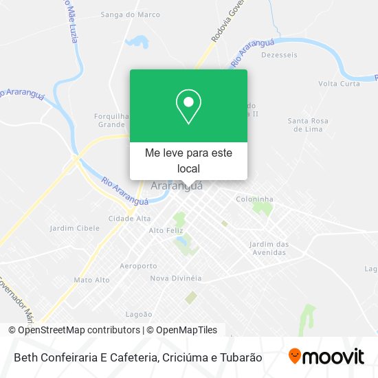 Beth Confeiraria E Cafeteria mapa